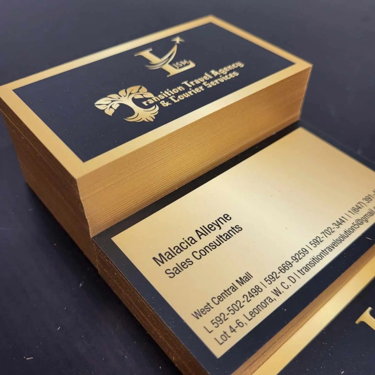 Gold Business Card