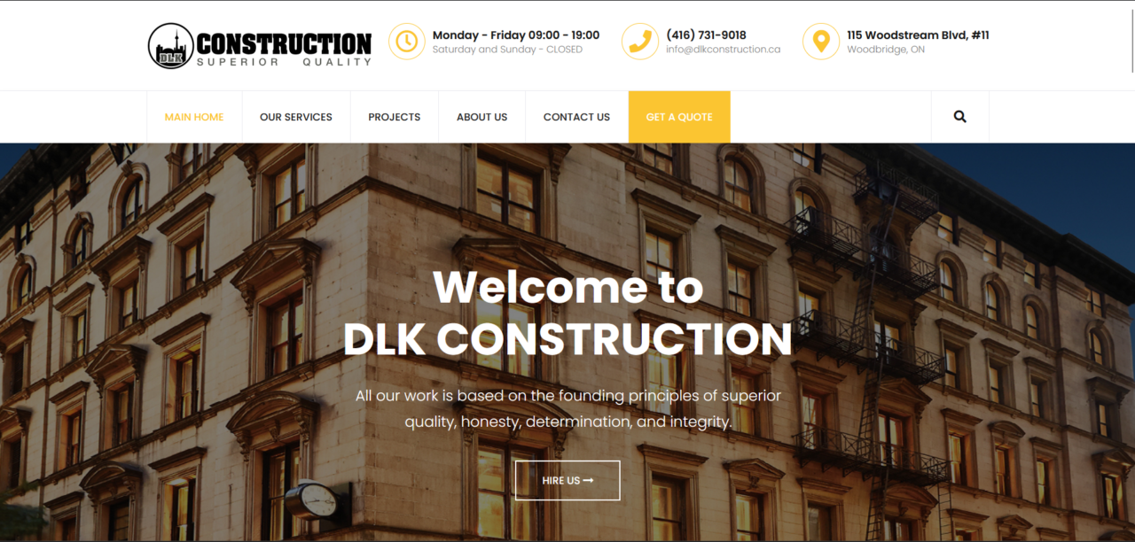 Business Website